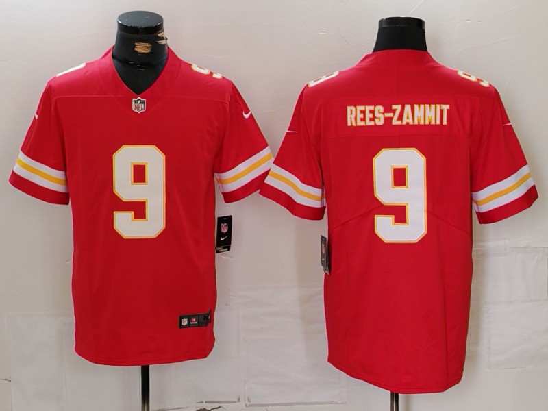 Men Kansas City Chiefs #9 Rees-Zammit Red 2024 Nike Vapor Untouchable Limited NFL Jersey->baltimore orioles->MLB Jersey
